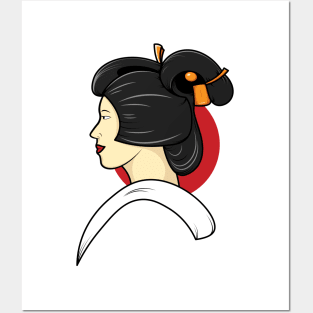 Geisha Posters and Art